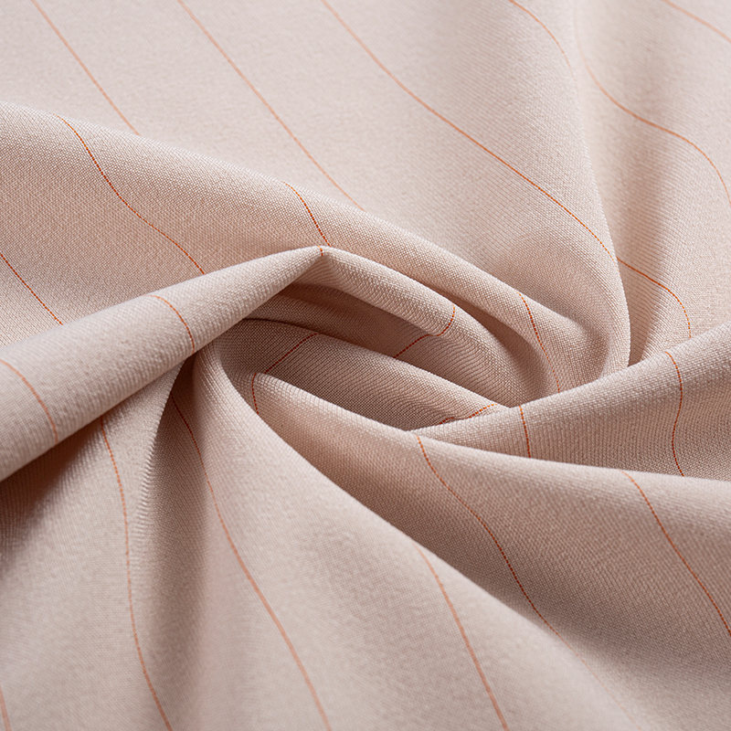 Kain Garis Vertikal Lurex Rayon