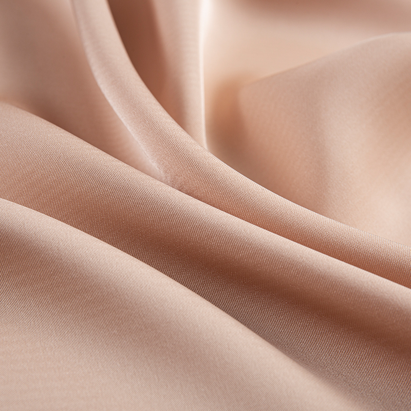 Kain Satin Garis Horisontal Peregangan Pakan