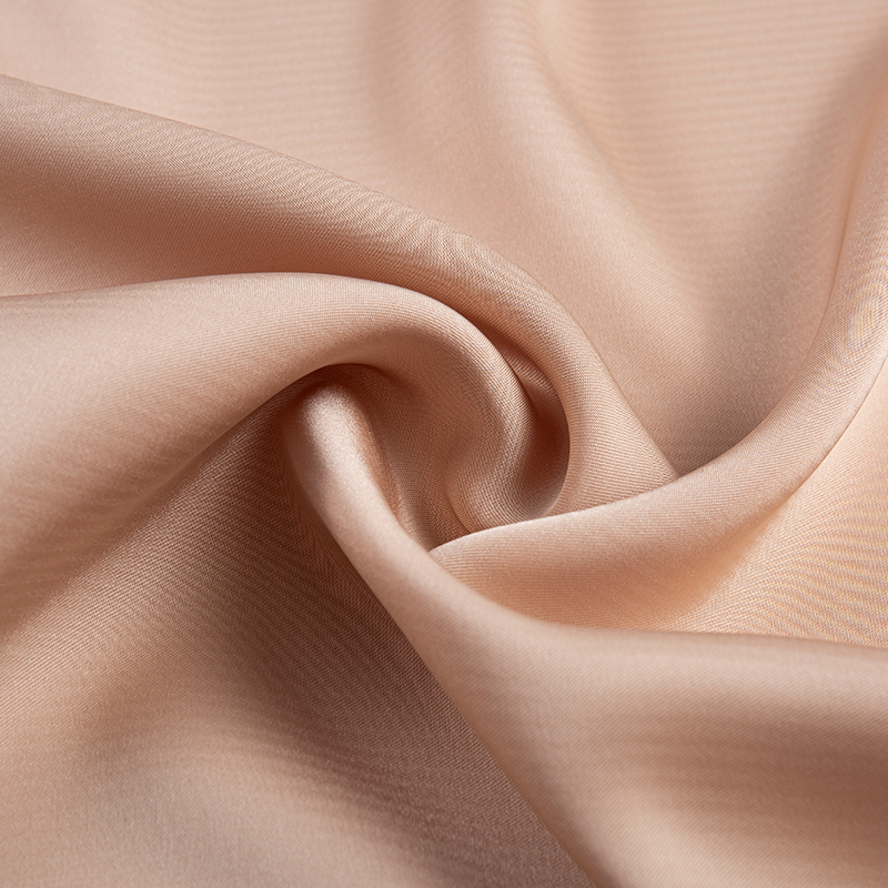 Kain Satin Garis Horisontal Peregangan Pakan