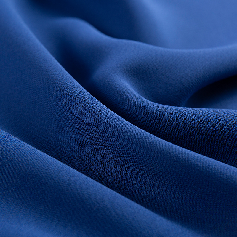 Kain Dua Lapis Linen-Feel Asetat Imitasi Tipis