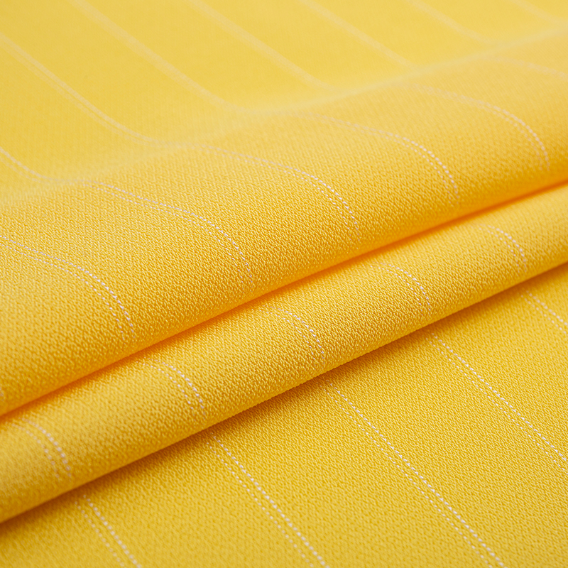 Kain Garis Rayon Linen Kering Matahari Filamen Komposit