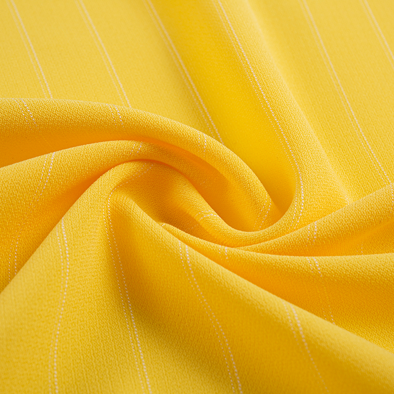 Kain Garis Rayon Linen Kering Matahari Filamen Komposit